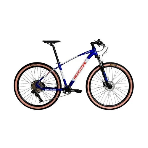 Bicicleta Aro 29 Redstone Aquila Absolute Azul Branco e Vermelho
