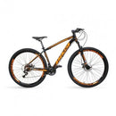 Bicicleta Aro 29 mkd King 21v Câmbios Shimano Freio a Disco Preto e Laranja