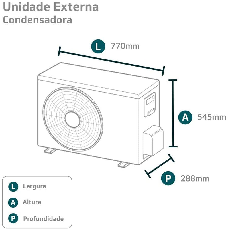 Ar-Condicionado Split HW Inverter LG Dual Voice 18.000 BTUs Só Frio 220V