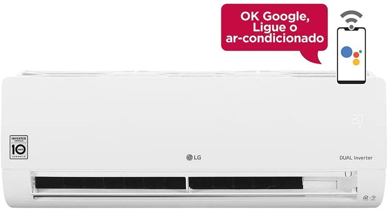 Ar-Condicionado Split HW Inverter LG Dual Voice 18.000 BTUs Só Frio 220V