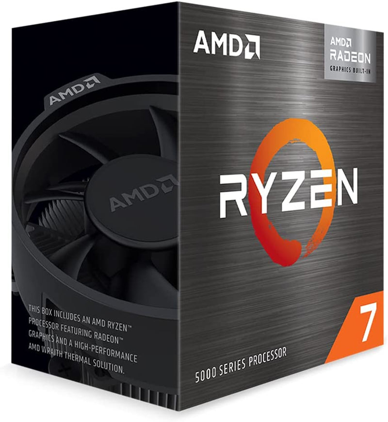 Processador AMD Ryzen 7 5700G, 3.8GHz (4.6GHz Max Turbo), AM4, Vídeo Integrado, 8 Núcleos