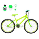 Bicicleta Infantil Masculina Aro 24 Aero Verde Claro