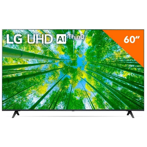 Smart TV LG 60 4K, Ultra HD 60UQ8050PSB, ThinQ ai, Wi-fi Integrado