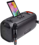 Caixa de Som Portátil Bluetooth JBL PartyBox On-The-Go, Com Microfone Sem Fio e Efeitos de Luzes - JBLPARTYBOXGOBBR2