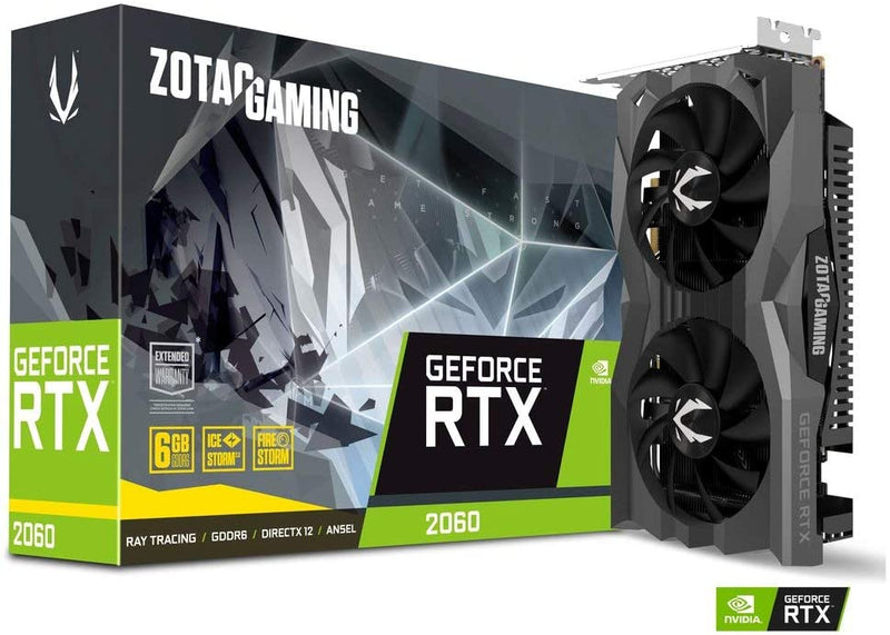Placa de Vídeo Zotac Gaming - GeForce RTX 2060, Twin Edge, LHR, 8GB GDDR6