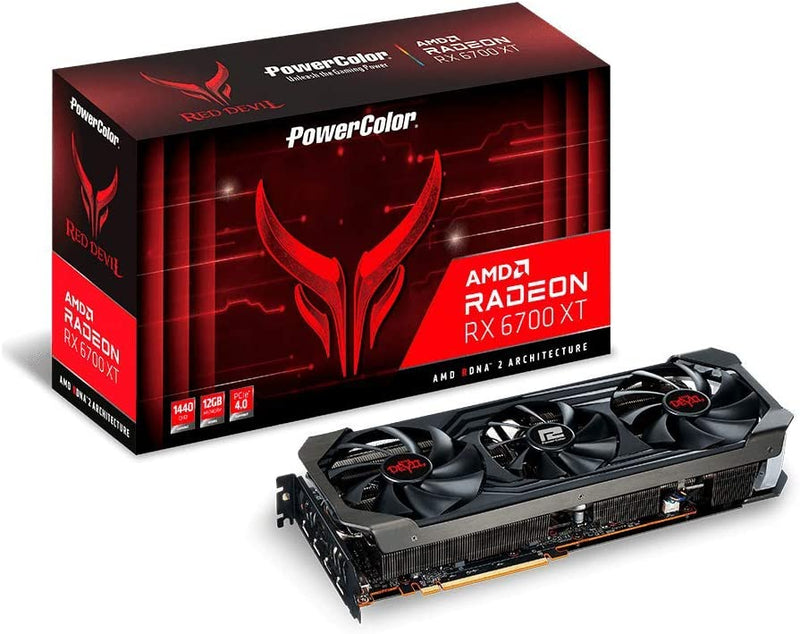 Powercolor Placa de Vídeo AMD Radeon RX 6700 XT 12GB DDR6 192 Bits - AXRX 6700XT 12GBD6-3