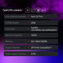 Placa de vídeo,Placa gráfica para jogos RX6600XT-8G D6 PA com memória 8G / 128bit / GDDR6 3 ventiladores de tamanho grande Placa traseira de metal luz respiratória