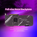 Placa de vídeo,Placa gráfica para jogos RX6800-16G D6 PB com memória 16G / 256bit / GDDR6 3 ventiladores de tamanho grande Placa traseira de metal luz respiratória