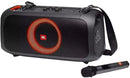 Caixa de Som Portátil Bluetooth JBL PartyBox On-The-Go, Com Microfone Sem Fio e Efeitos de Luzes - JBLPARTYBOXGOBBR2