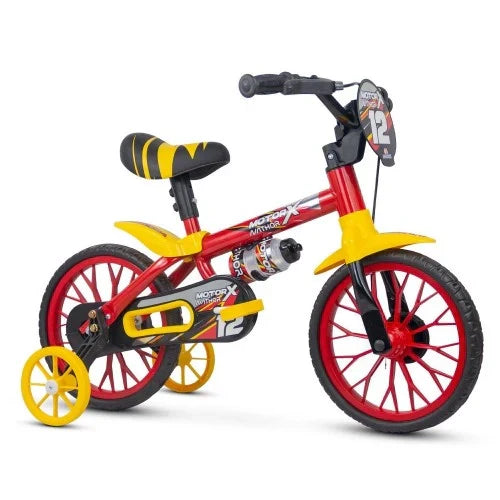 Bicicleta Infantil Aro 12 Motor X Nathor Vermelho