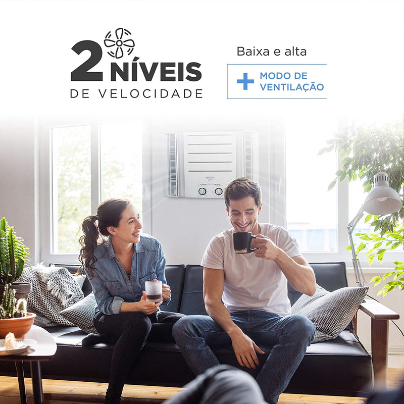 Ar Condicionado de Janela Mecânico, Springer, Branco, 10.000 BTU/h Frio, 110v, Midea