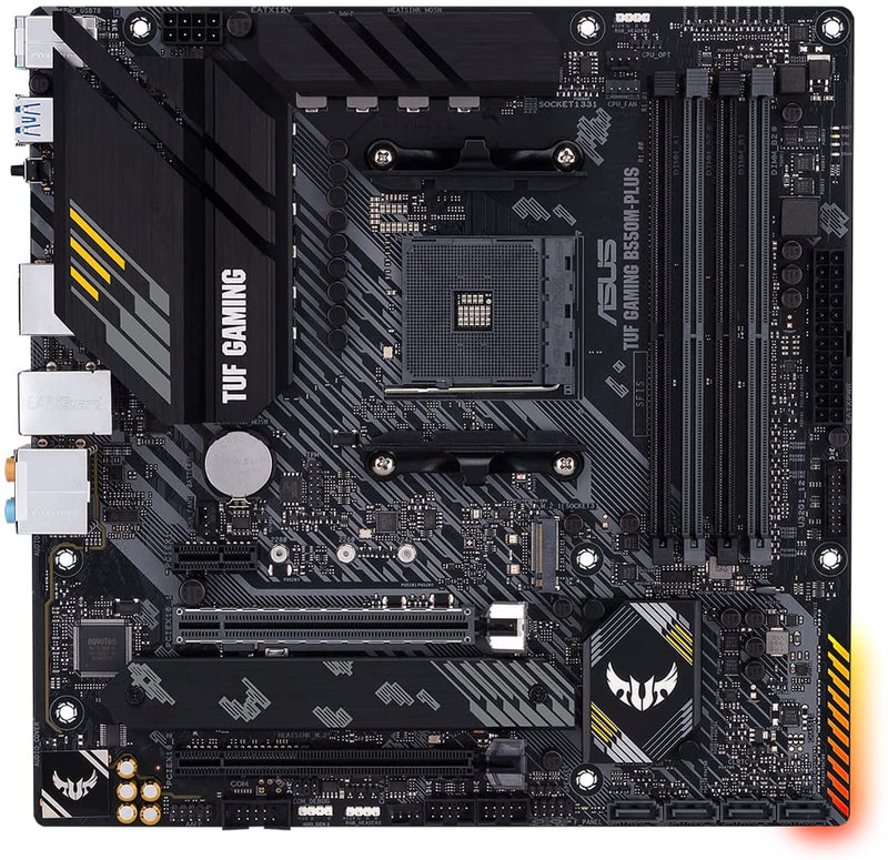 Placa Mãe Asus TUF GAMING B550M-PLUS AMD AM4 DDR4 mATX