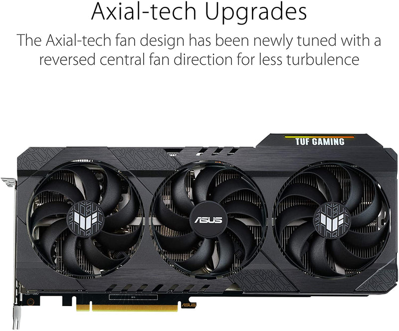 Placa de Vídeo ASUS TUF Gaming - GeForce RTX 3060, LHR, 12GB GDDR6, RGB, DLSS, Ray Tracing