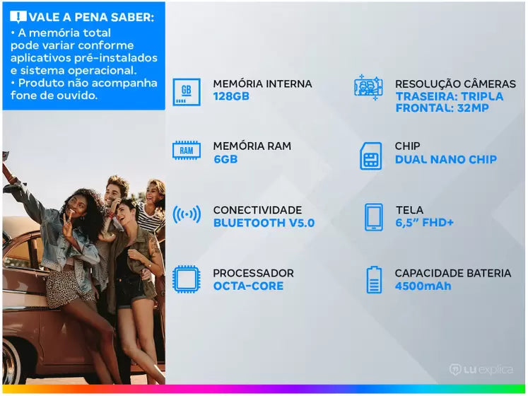 Smartphone Samsung Galaxy S20 FE 5G 128GB Azul - Marinho 6GB RAM 6,5” Câm. Tripla + Selfie 32MP