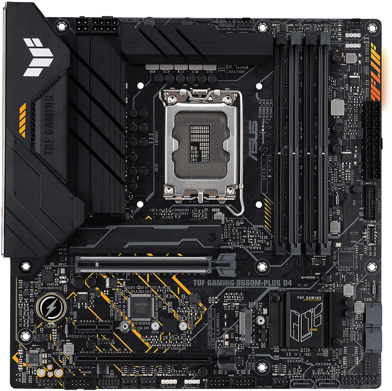 PLACA MAE (INTEL) ASUS B660M-PLUS D4 TUF GAMING DDR4 LGA1700 12° GERACAO