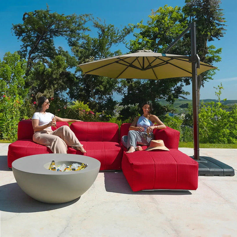 4 Puffs Modulares para Canto