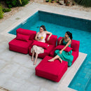 Lounge com 4 Puffs Modulares