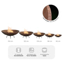 Lareira Externa Ecológica - Tacho Corten | 150cm