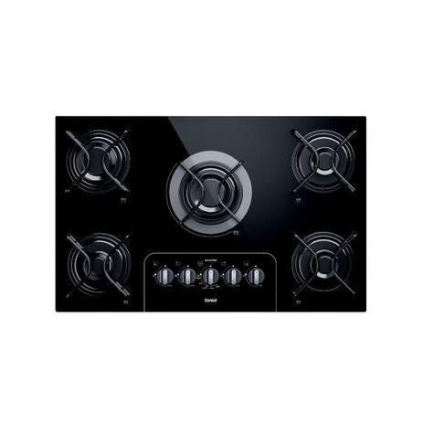 Cooktop à Gás Consul 5 Bocas CD075 Acendimento Inteligente Preto