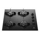 Cooktop à Gás Electrolux KE4GP 4 Bocas e Mesa em Vidro Temperado - Bivolt