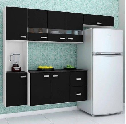 Cozinha Compacta 4 Peças Julia Poquema – Preto