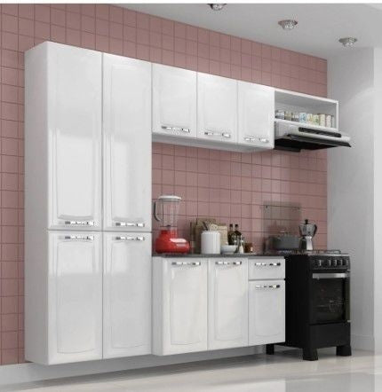 Cozinha Compacta Amanda Branco Itatiaia