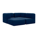 Lounge com 4 Puffs Modulares
