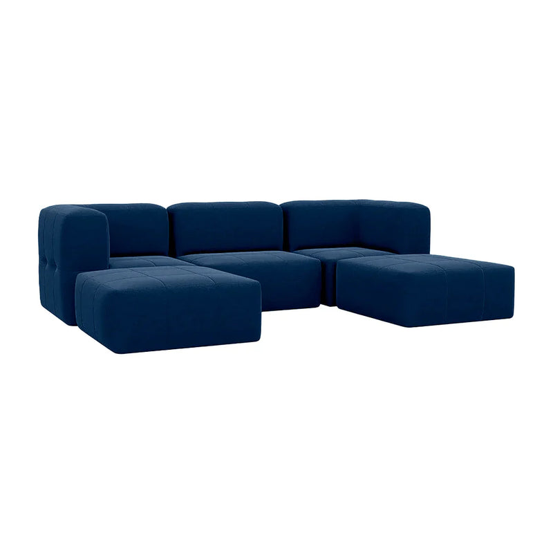 Lounge de 5 Puffs Modulares