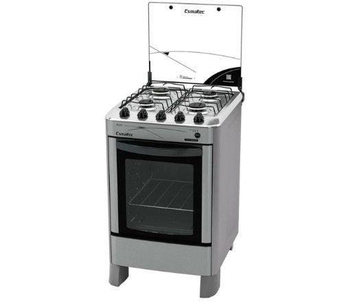 Fogão 4 Bocas Ágata 4062 Inox Bivolt - Esmaltec