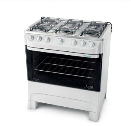 Fogão 6 Bocas Moderatto Mueller Branco