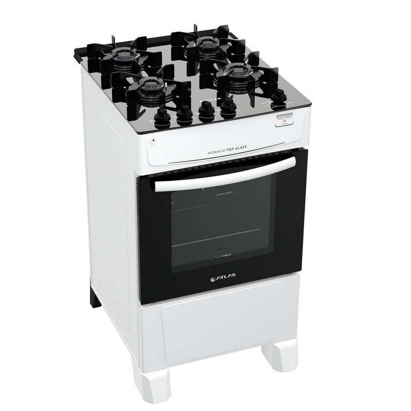 Fogão À Gás Mônaco 4 Bocas Branco