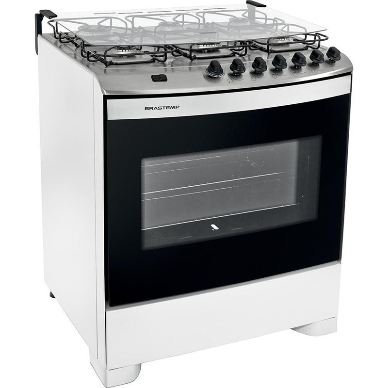 Fogão Brastemp 6 Bocas BFS6N Branco - Bivolt