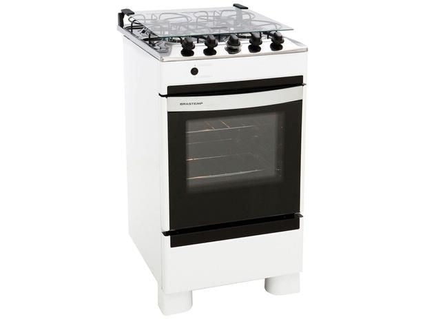 Fogão de Piso Brastemp 4 Bocas BFO4N Branco - Bivolt