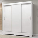 Guarda Roupa Casal 3 Portas 2 Gavetas Atenas Yescasa Branco