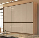 Guarda Roupa Casal 6 Portas 6 Gavetas Urban Móveis Lopas Carvalho