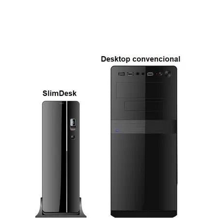 Computador Desktop Completo com Monitor 19.5" HDMI Intel Core i3 4GB HD 500GB Wifi com mouse e teclado EasyPC SlimDesk