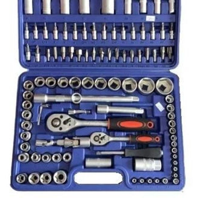 Kit Ferramentas Chave Soquetes Sextavados 108pcs Alta Durabilidade