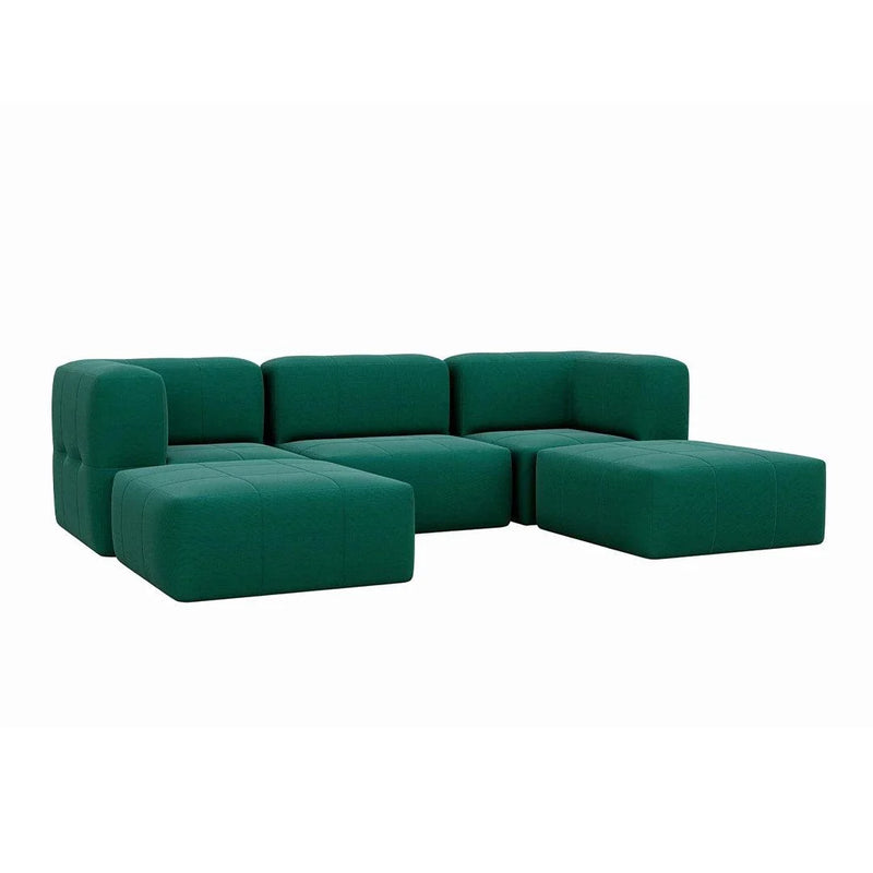Lounge de 5 Puffs Modulares