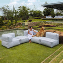Lounge de 5 Puffs Modulares