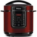 Panela De Pressão Digital 6l Inox Vermelho Pppv 01