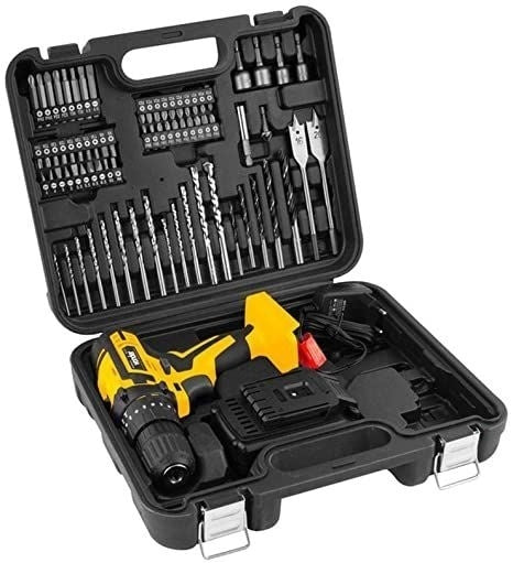 Parafusadeira e Furadeira à Bateria 12V Impacto Bivolt com Jogo 74 Peças e Maleta PFV 074 VONDER