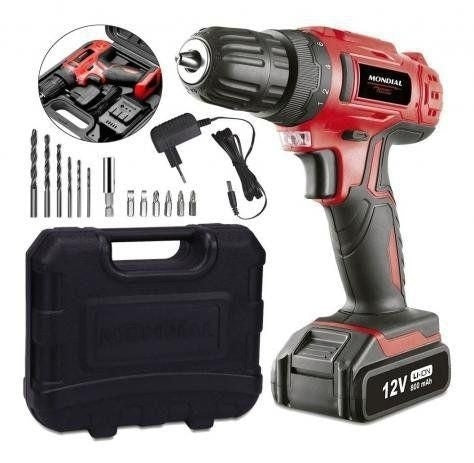 Parafusadeira e Furadeira Bateria 12v FPF-06M - Mondial