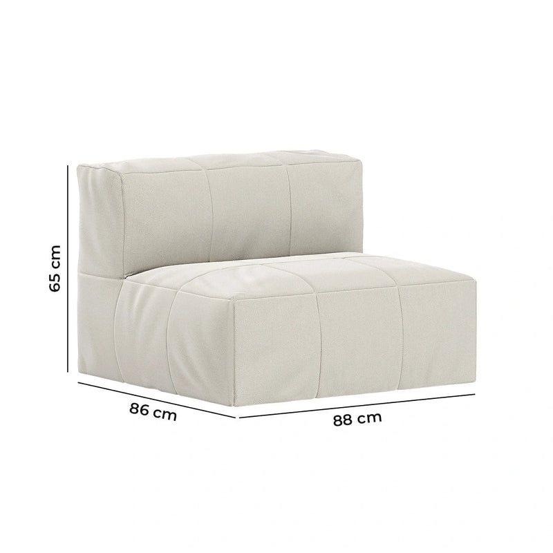 Lounge de 5 Puffs Modulares
