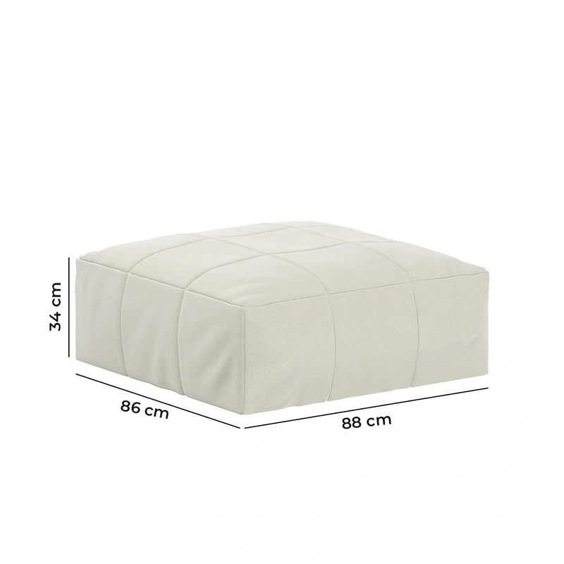 Lounge de 5 Puffs Modulares