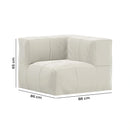 Lounge de 6 Puffs Modulares