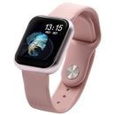 Relógio Smartwatch T80 Com 2 Pulseiras + Fone Sem Fio Rosa + Película