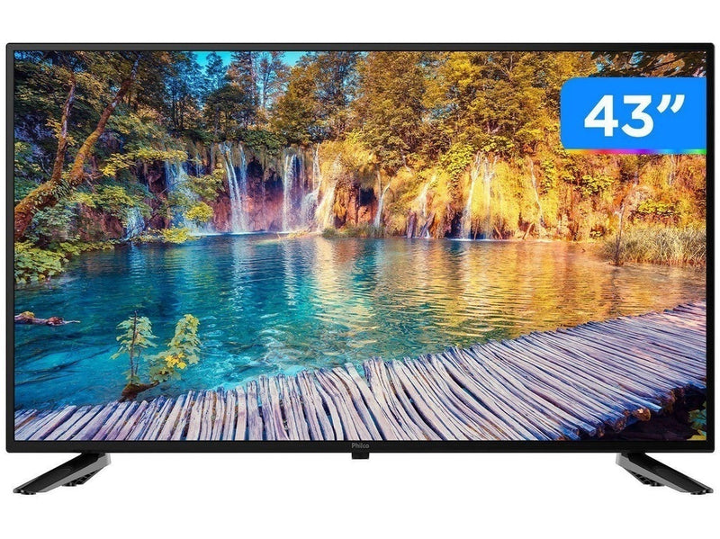 Smart Tv Philco 43 Polegadas Com Resolução Full Hd E Painel Em Led Com Netflix, Prime Video E Muito Mais - Ptv43e10n5sf