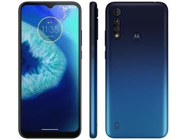 Smartphone Motorola G8 Power Lite 64GB 4G Wi-Fi Tela 6.5'' Dual Chip 4GB RAM Câmera Tripla + Selfie 8MP - Azul Navy