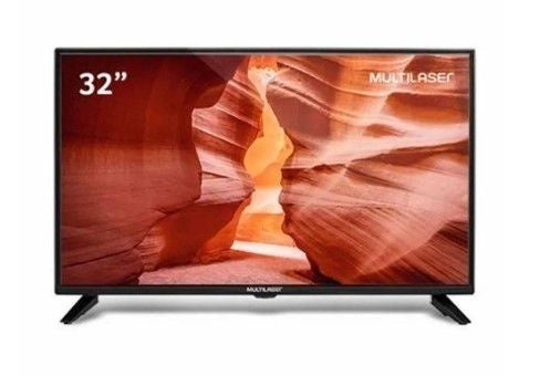 Tv 32 Pol. Hd Multilaser HDMI Usb Conversor Digital Tl017